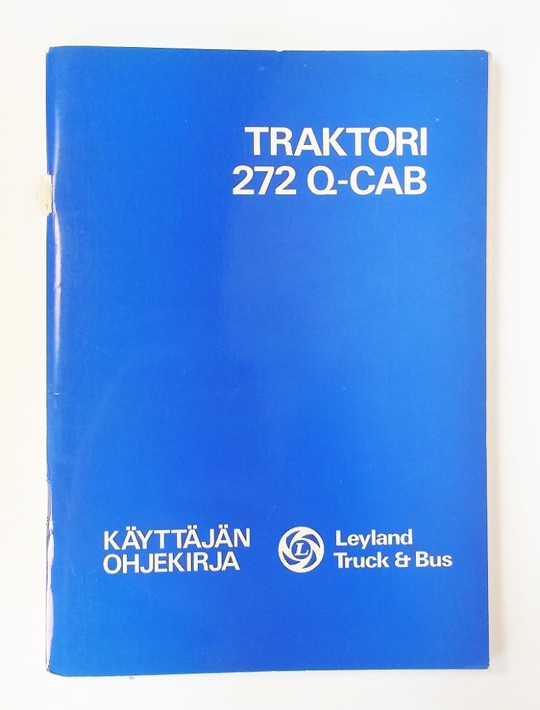 Leyland 272 Q-CAB Käyttäjän Ohjekirja