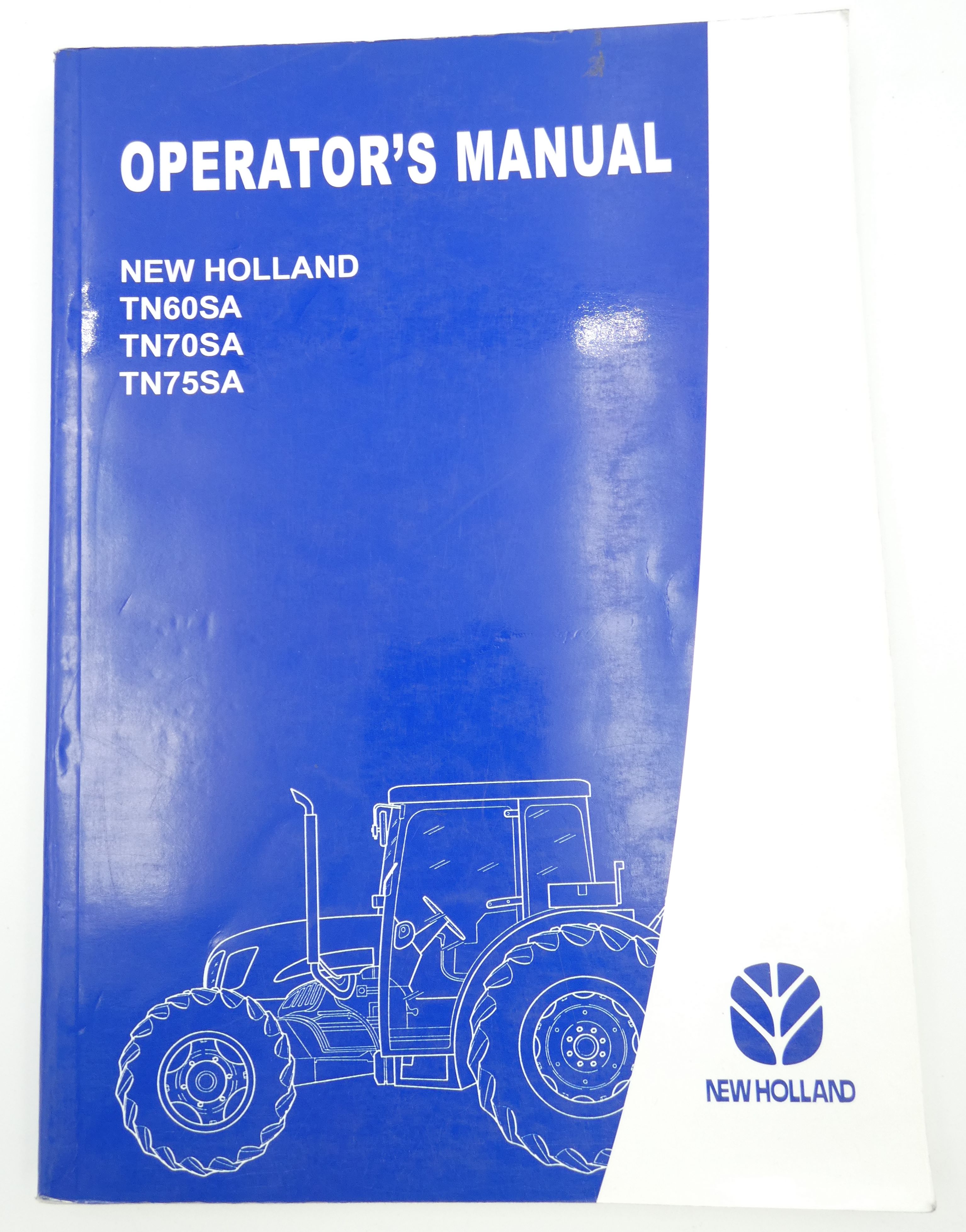 New Holland TN605A, TN705A and TN755A operator's manual