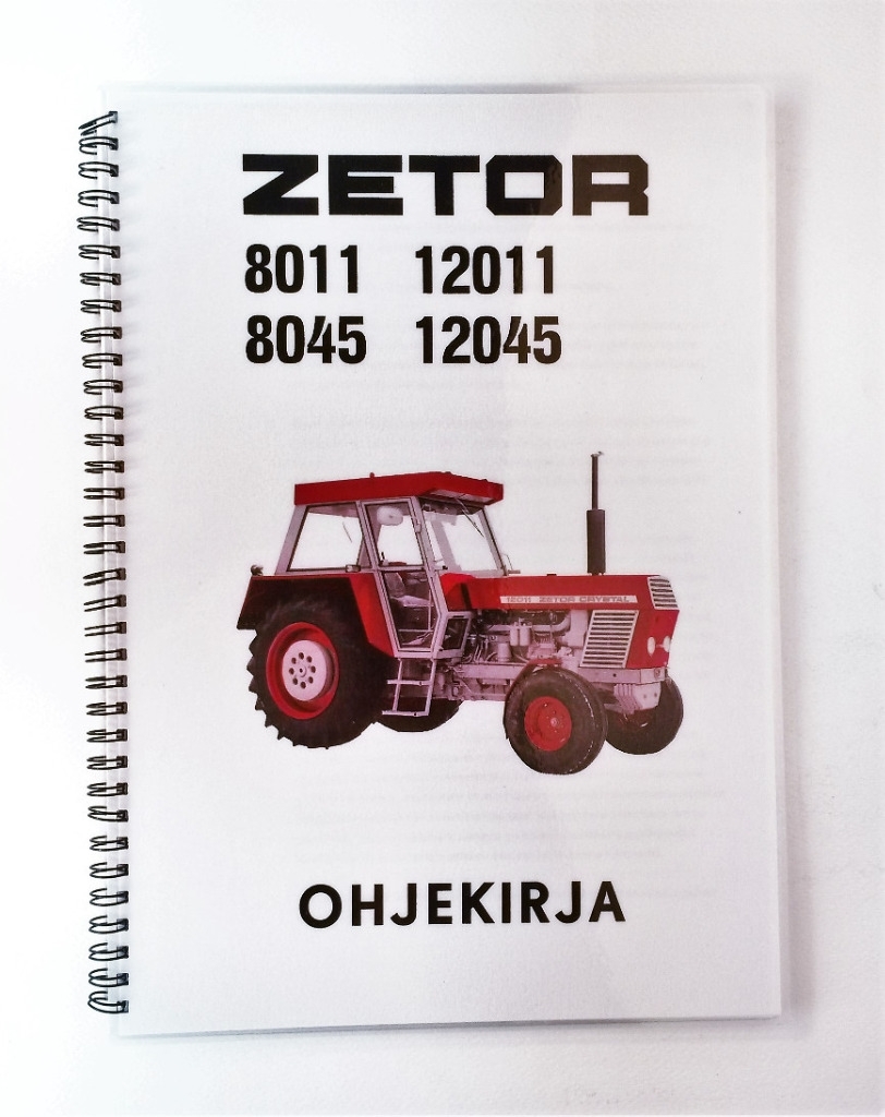 Zetor 8011, 8045, 12011, 12045 Ohjekirja