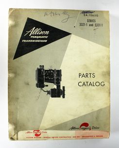 Allison Torqmatic Transmissions Parts Catalog
