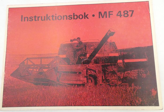 Massey-Ferguson MF487 instruktionsbok