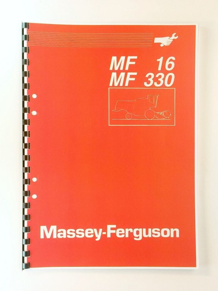 Massey Ferguson MF16 ja MF330 Ohjekirja