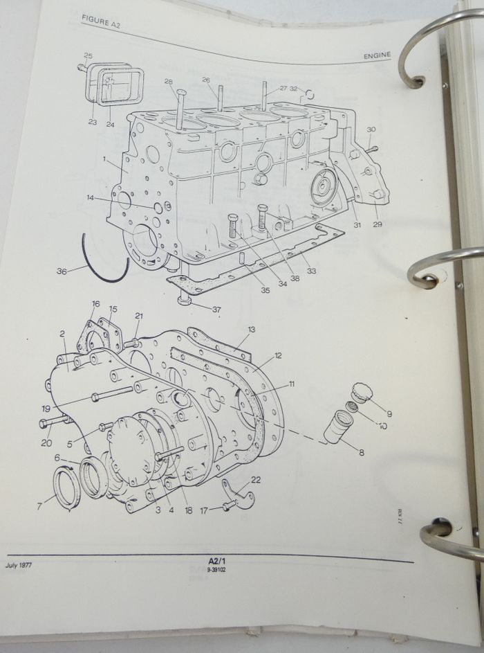 Case 1410, 1412 tractors parts catalogue