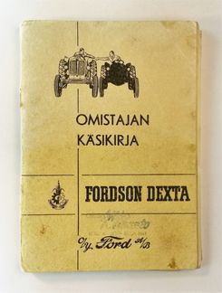 Fordson Dexta Omistajan käsikirja