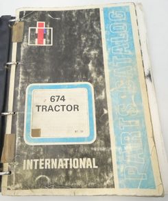 International 674 tractor parts catalog