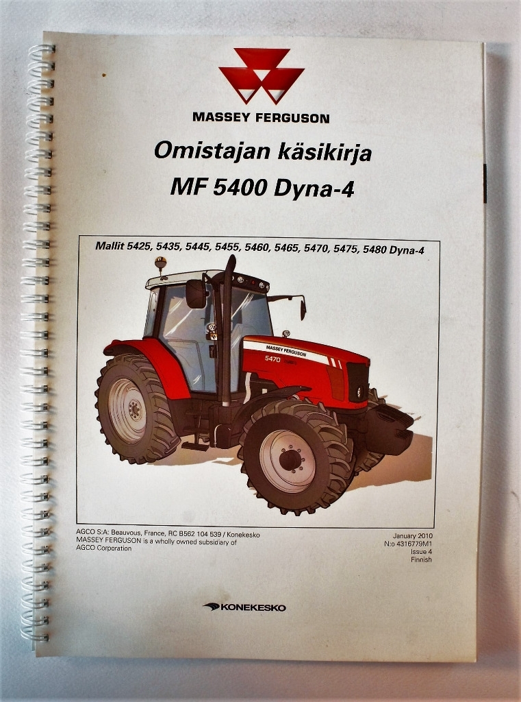 MF 5400-sarja Dyna-4 Omistajan Käsikirja