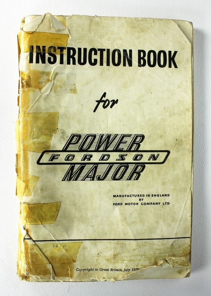 Fordson Power Major Instruction Book
