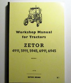 Zetor 4911, 4945, 5945, 6911, 6945 Workshop Manual - Korjausopas