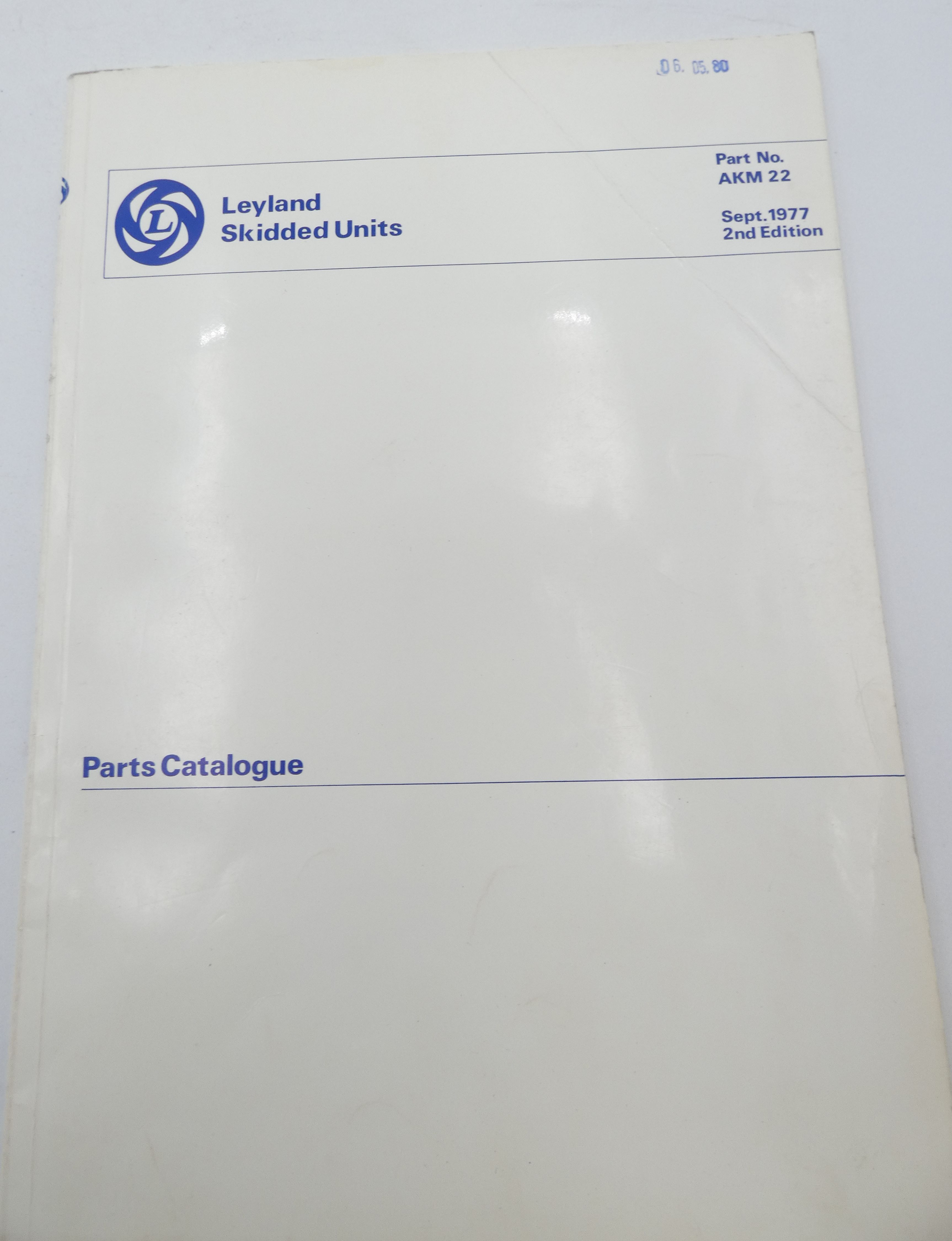 Leyland Skidded Units parts catalogue