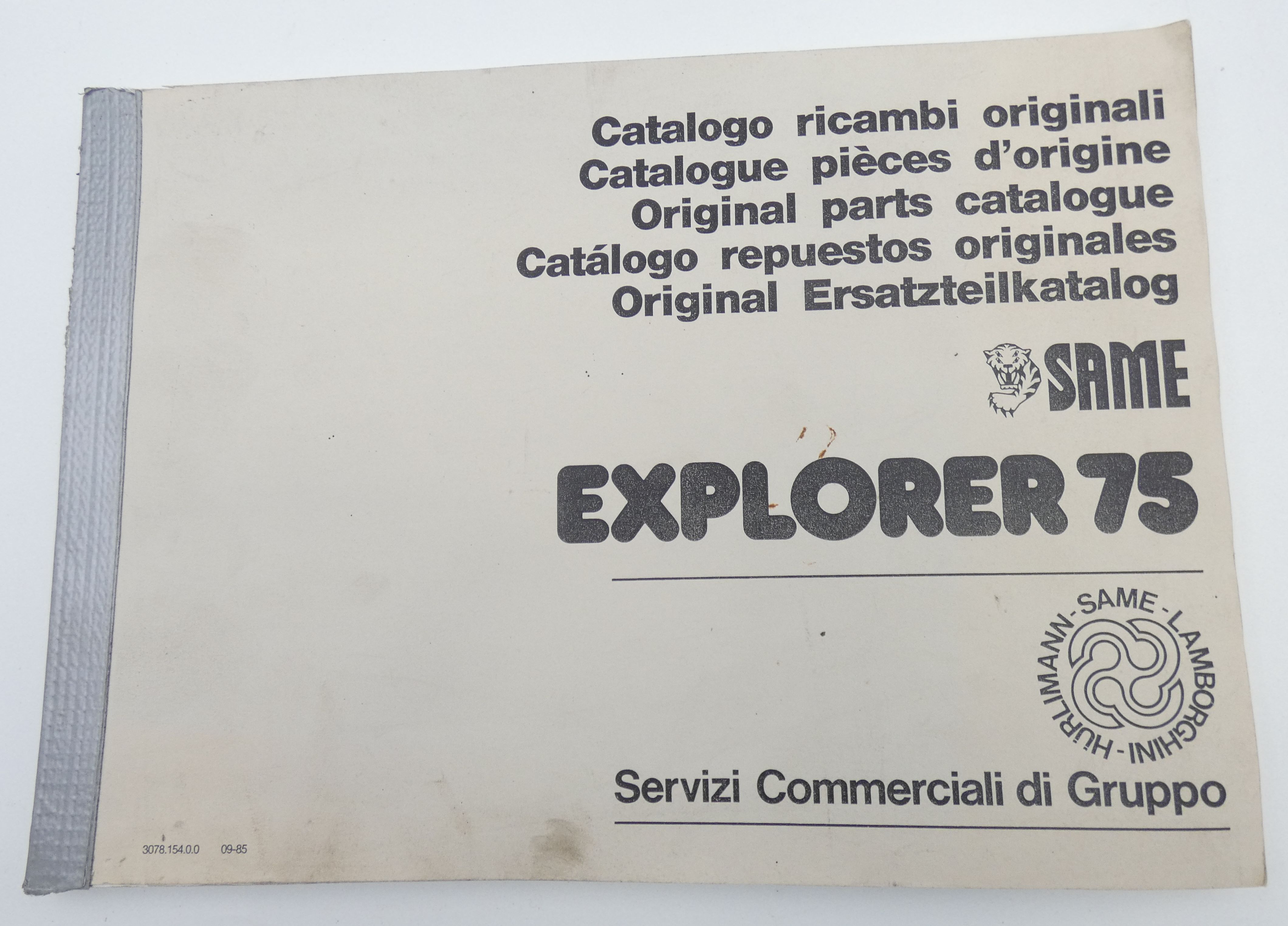 Same Explorer 75 original parts catalogue 