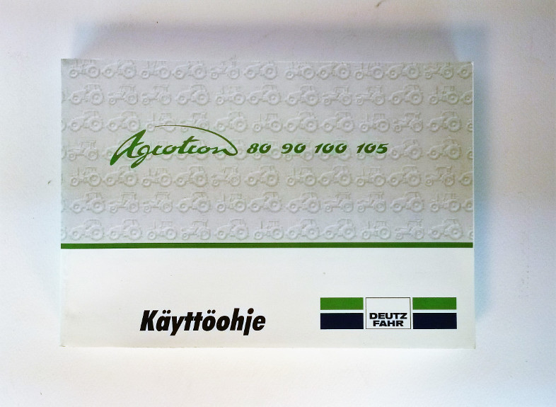 Agrotron 80 90 100 105 Käyttöohje