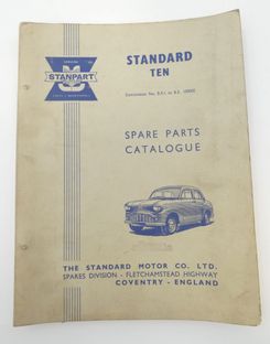 Standard Ten spare parts catalogue