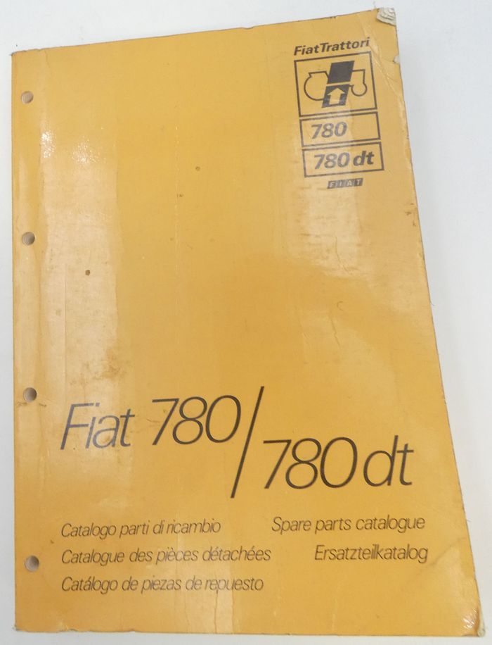 Fiat 780/780dt spare parts catalogue