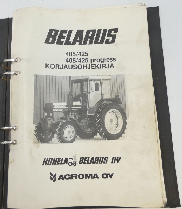 Belarus 405/425, 405/425 progress korjausohjekirja