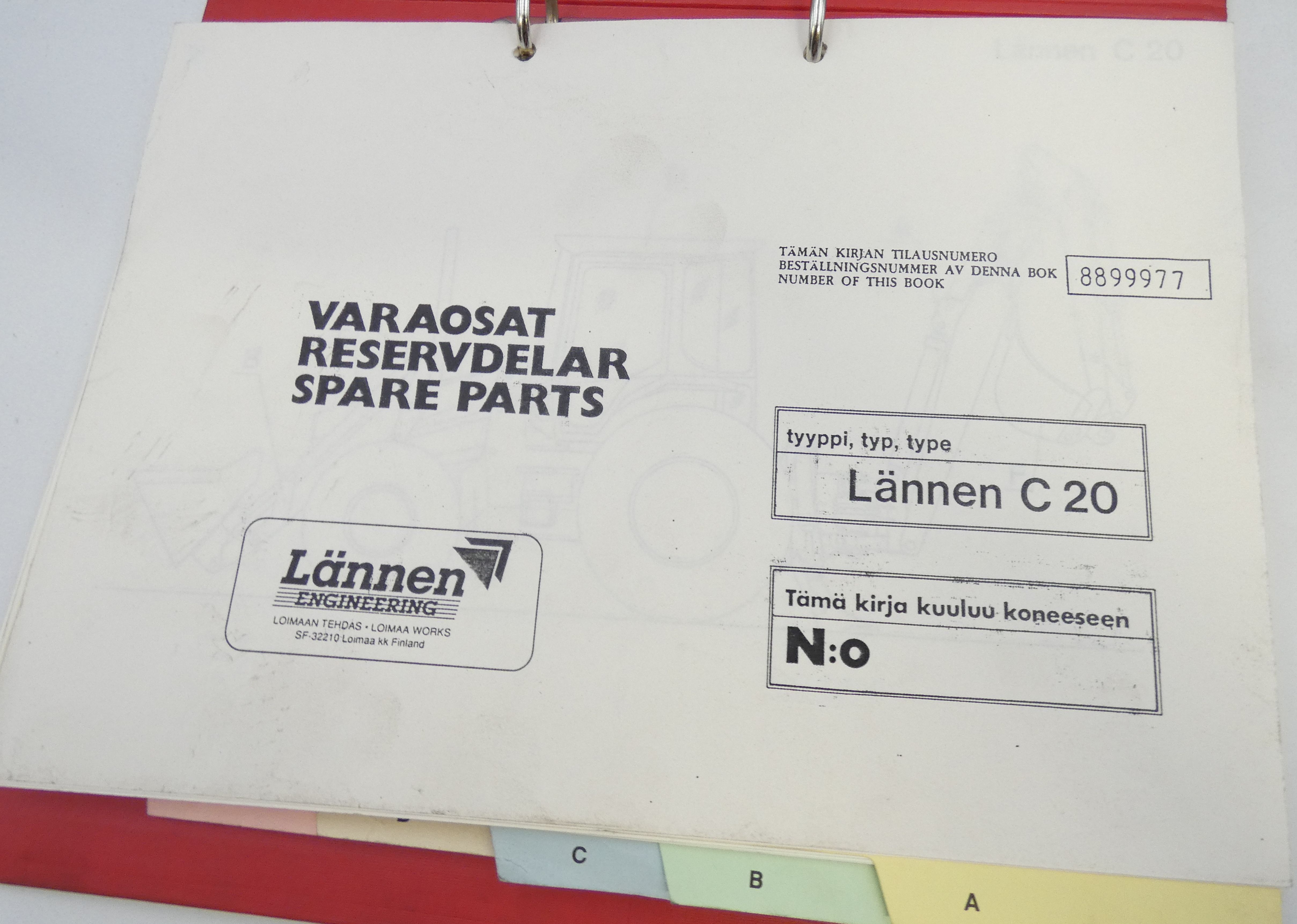 Lännen C20 varaosat