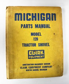 Michigan Tractor Shovel 12B Parts Manual