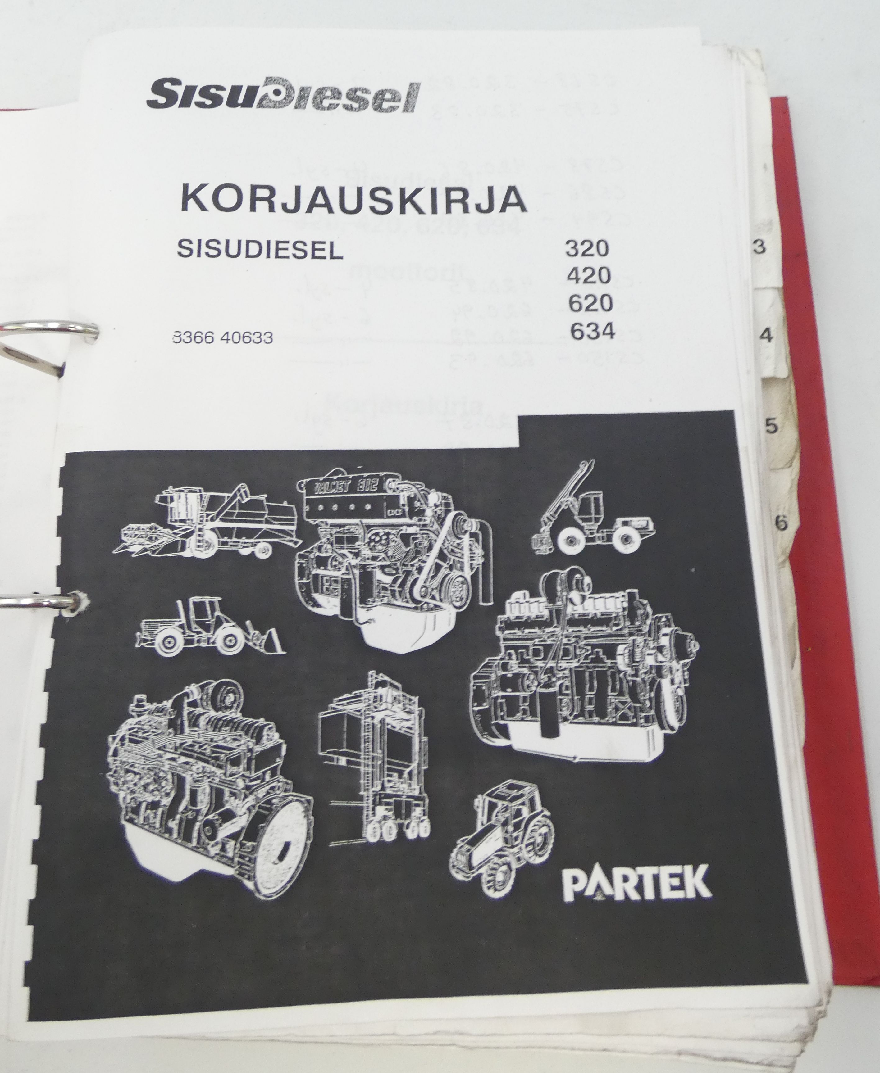 SisuDiesel 320, 420, 620, 634 korjauskäsikirja