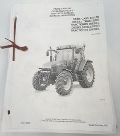CaseIH CX80, CX90, CX100 diesel tractors parts catalog