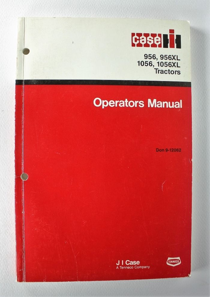 CaseIH 956, 956XL, 1056, 1056XL Operators Manual
