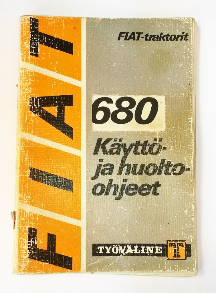 Fiat 680 Neliveto ja Takaveto Käyttö- ja huolto-ohjeet