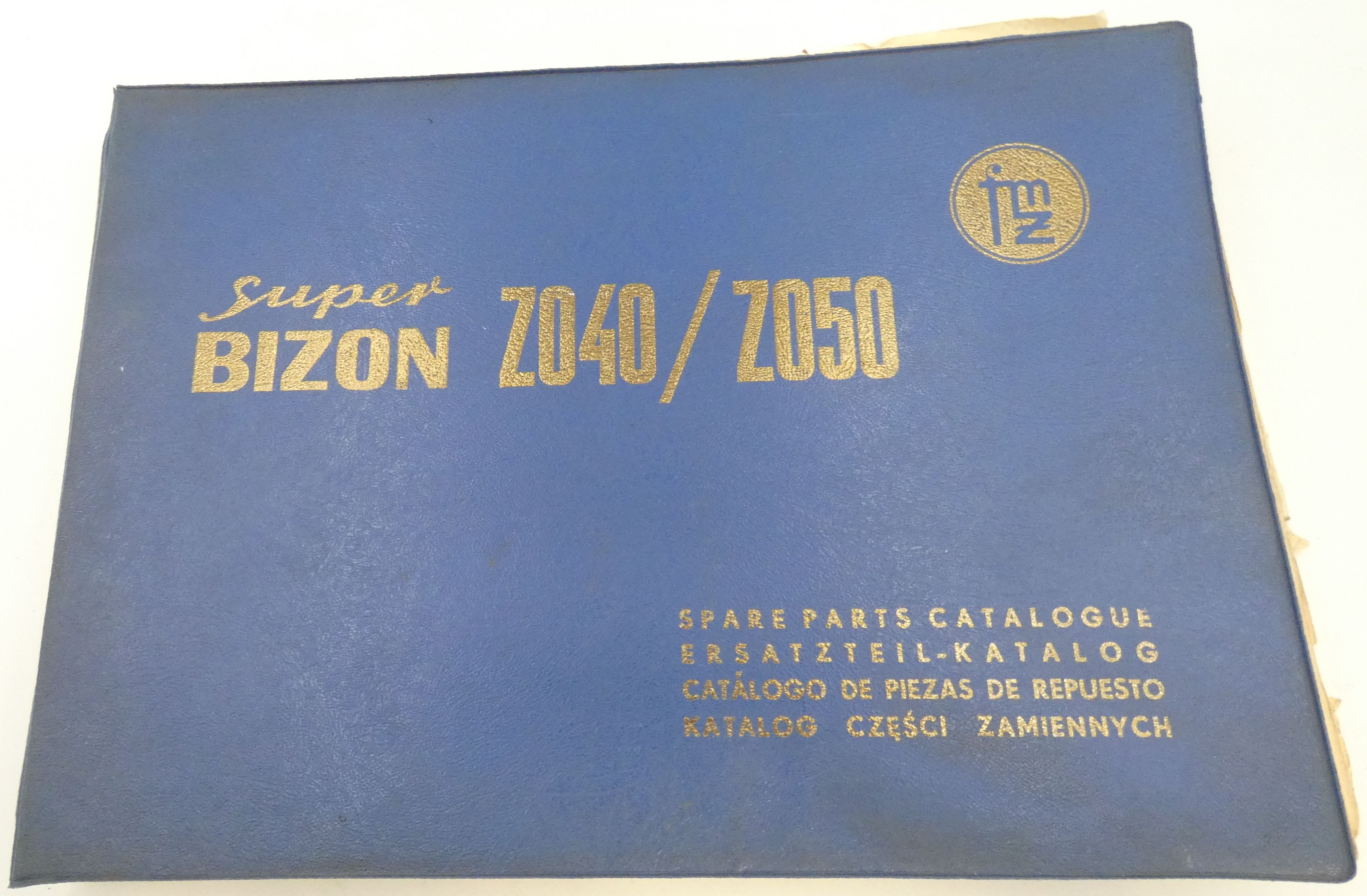 Super Bizon 2040, 2050 grain combine harvesters spare parts catalogue