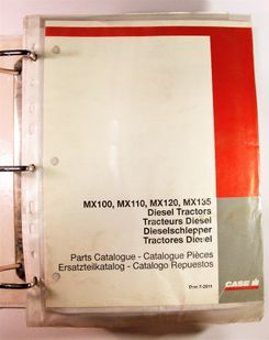 Case MX100 MX110 MX120 MX135 Parts Catalogue