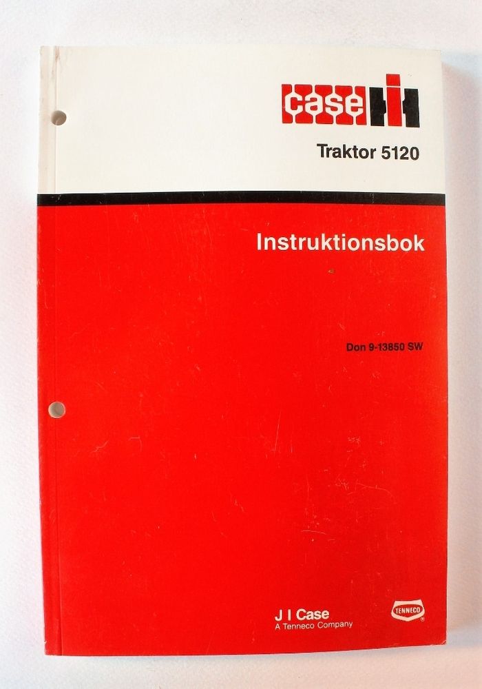 CaseIH 5120 Instruktionsbok