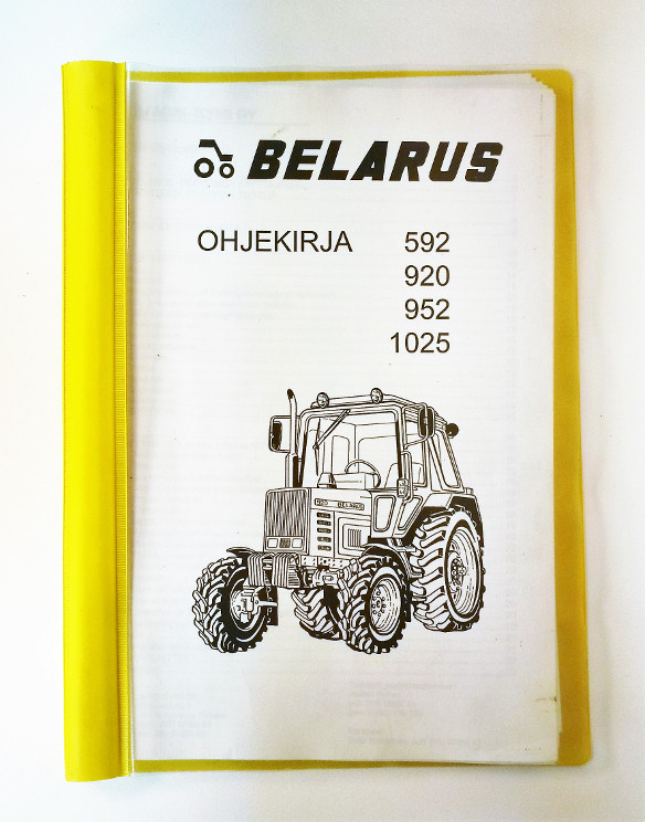 Belarus 592 920 952 1025 Ohjekirja
