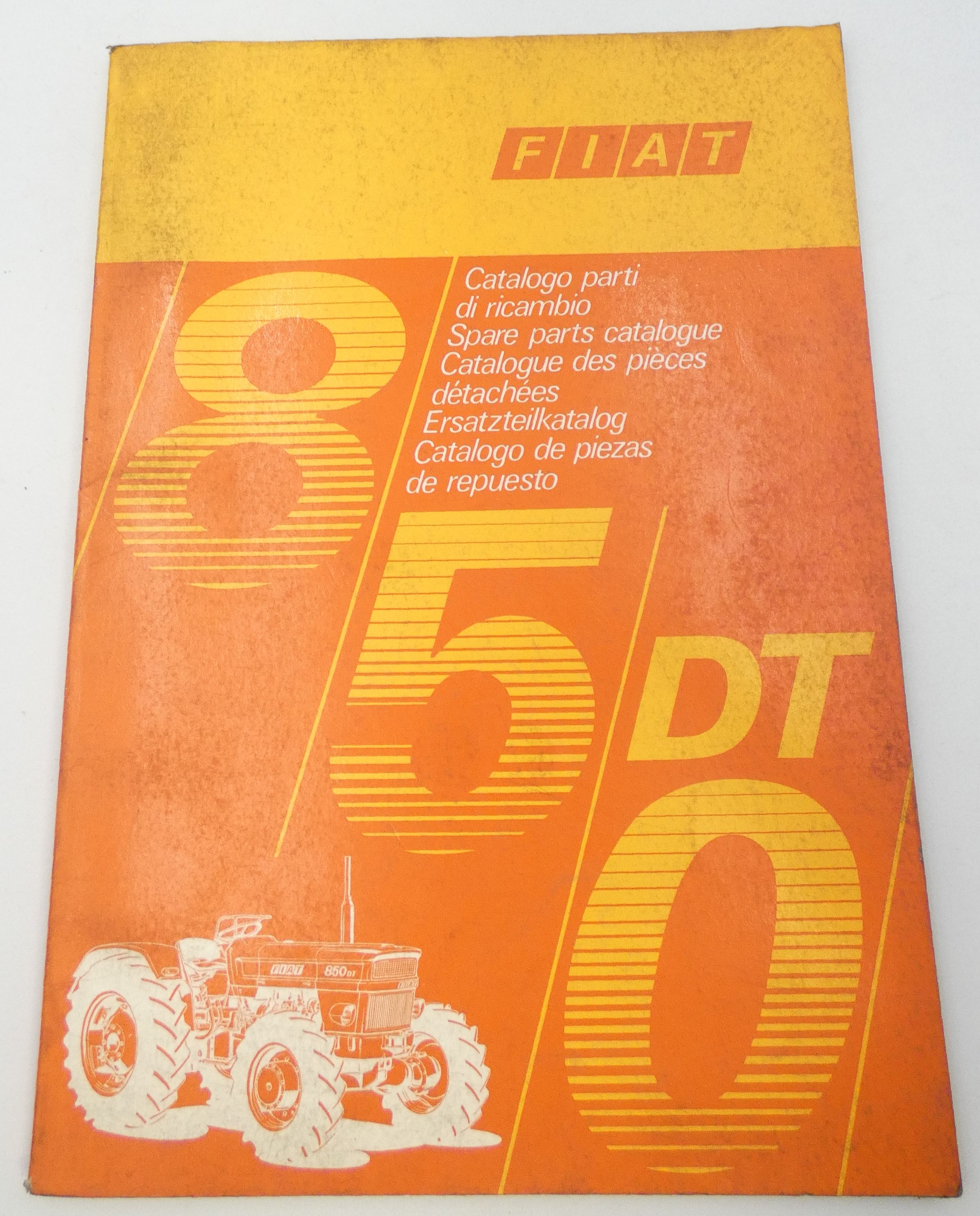 Fiat 850dt spare parts catalogue
