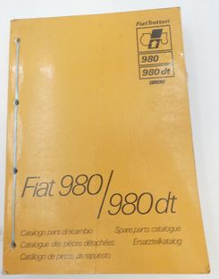 Fiat 980/980dt spare parts catalogue