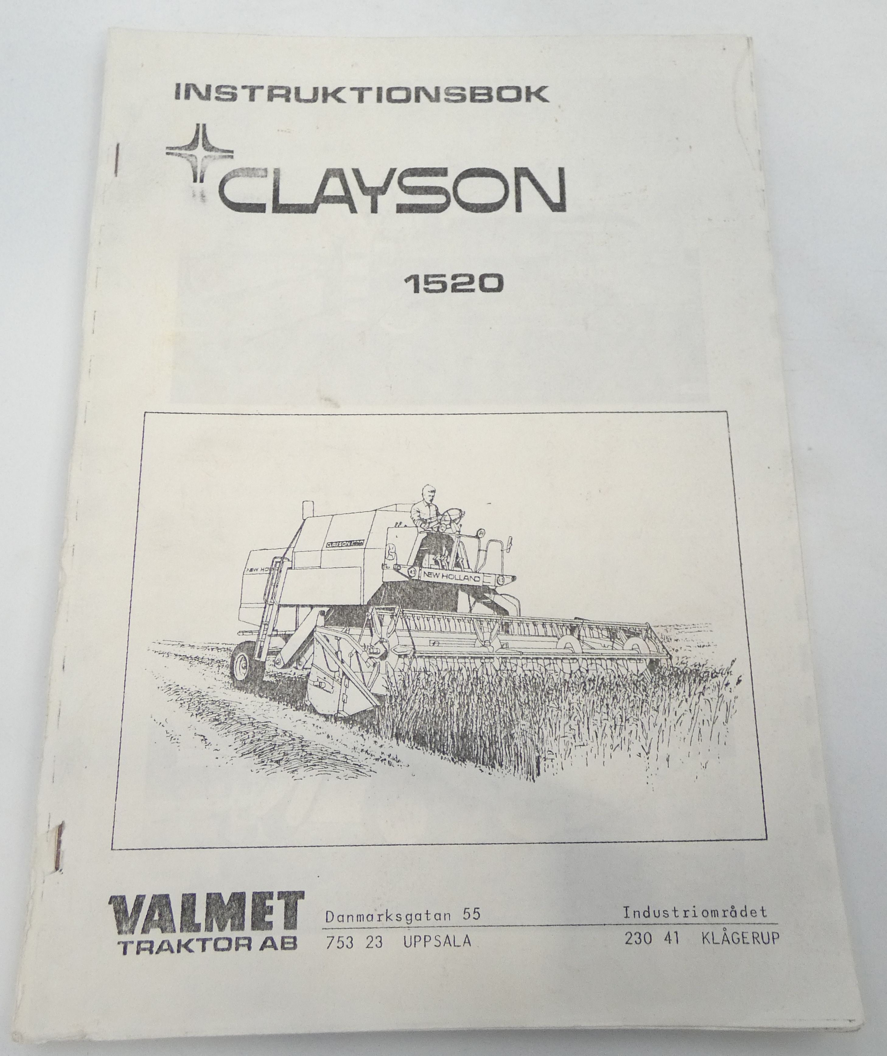 Clayson 1520 instruktionsbok
