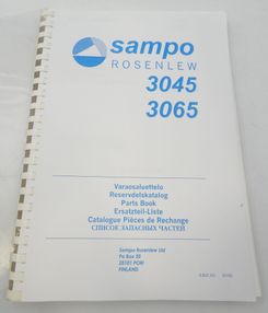 Sampo Rosenlew 3045, 3065 varaosaluettelo