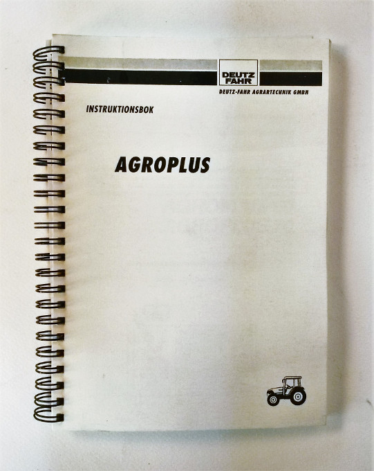 Agroplus 60 70 Instruktionsbok