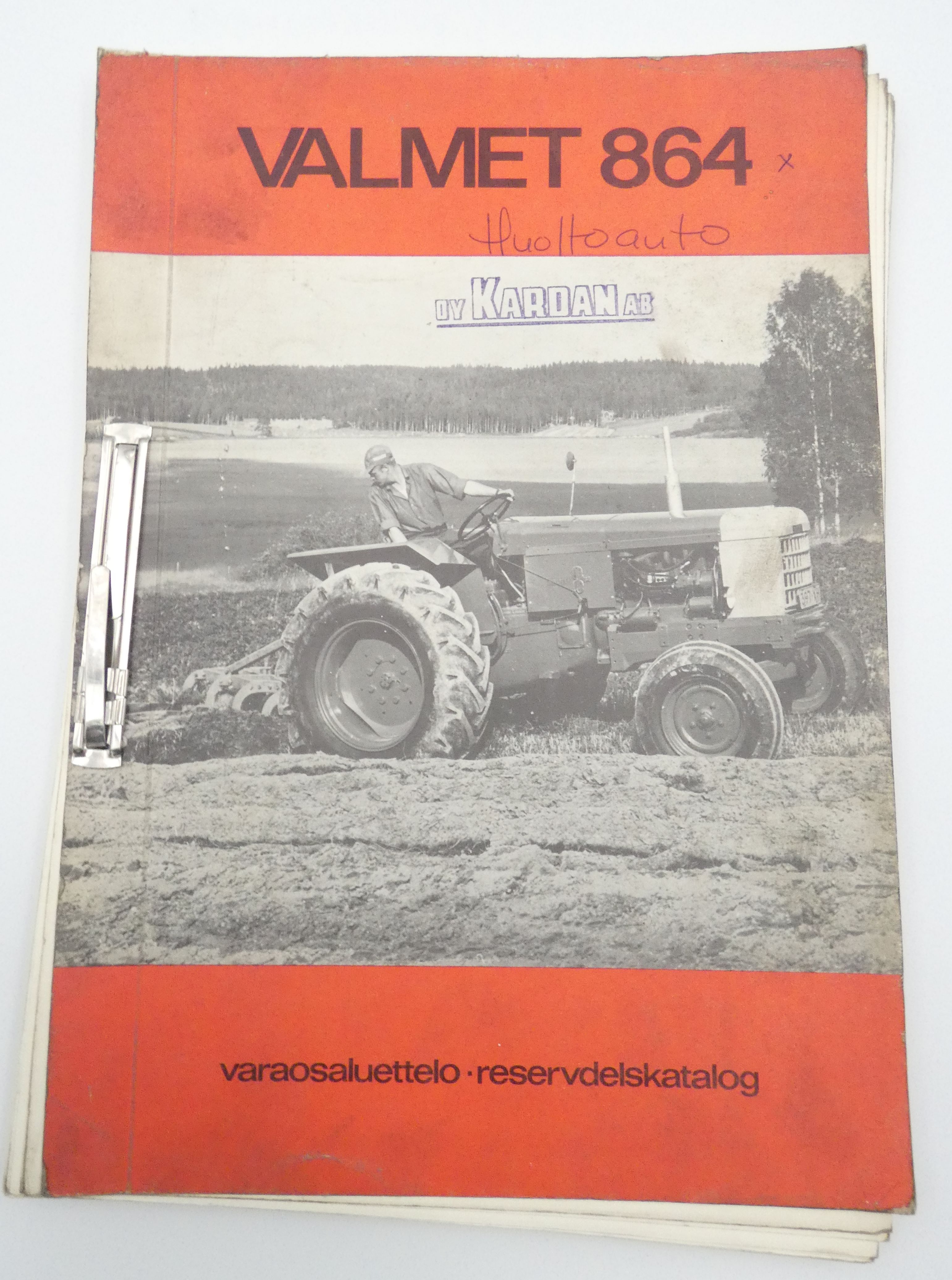 Valmet 864 varaosaluettelo