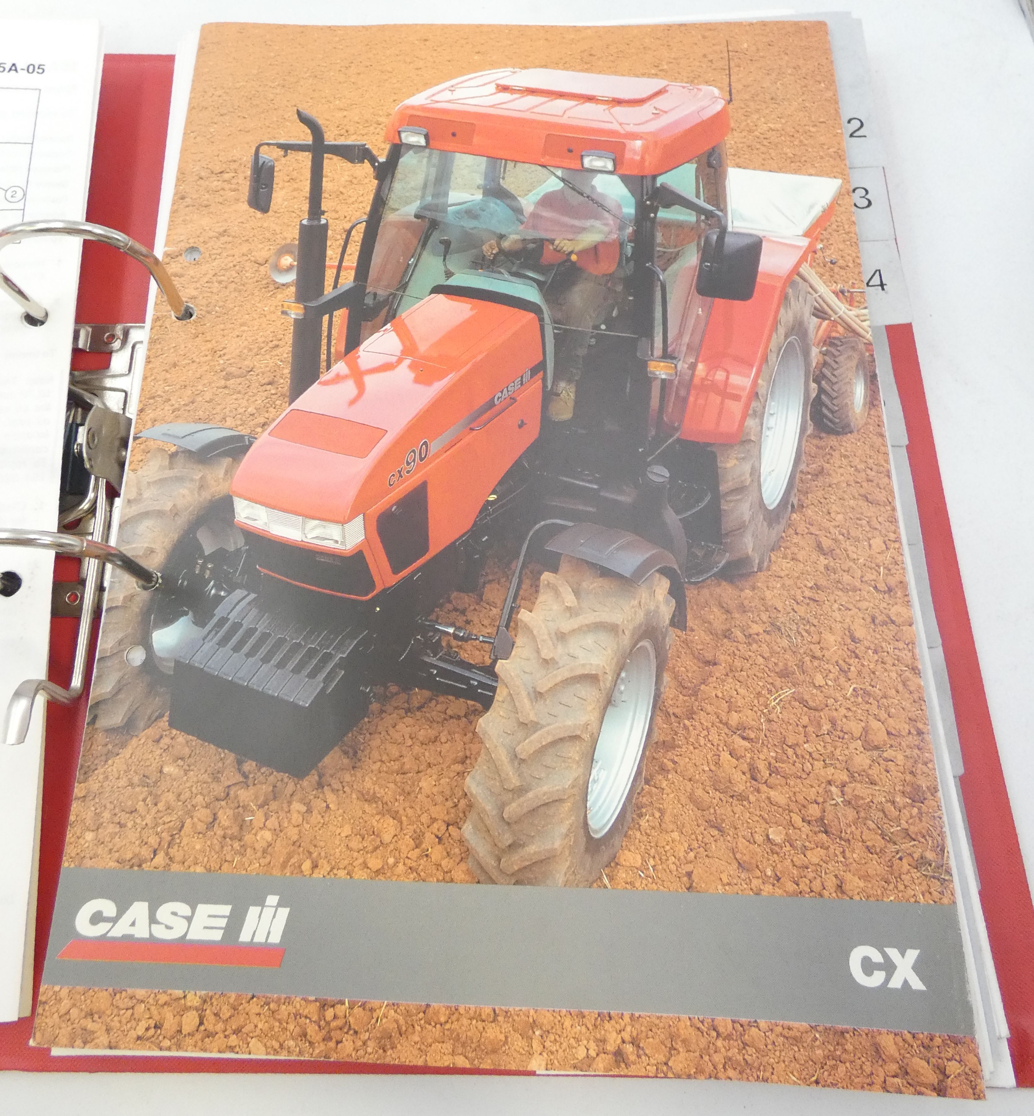 Case IH CX 50/60/70/80/90/100 korjauskäsikirja