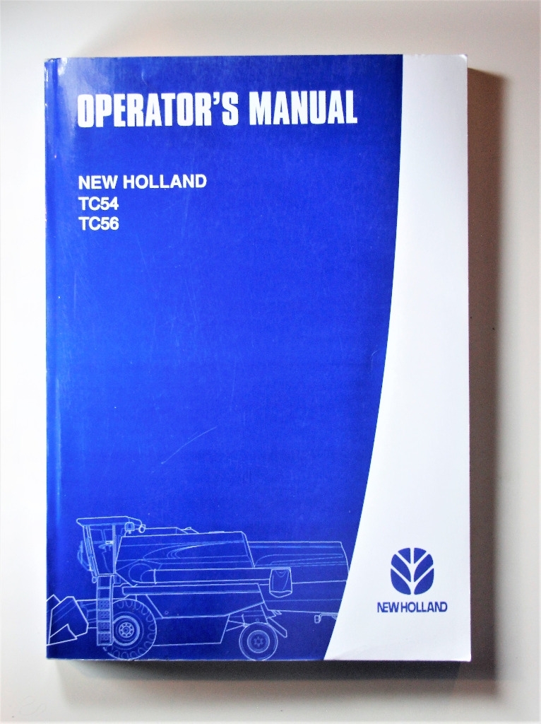 New Holland TC54 TC56 Operators manual