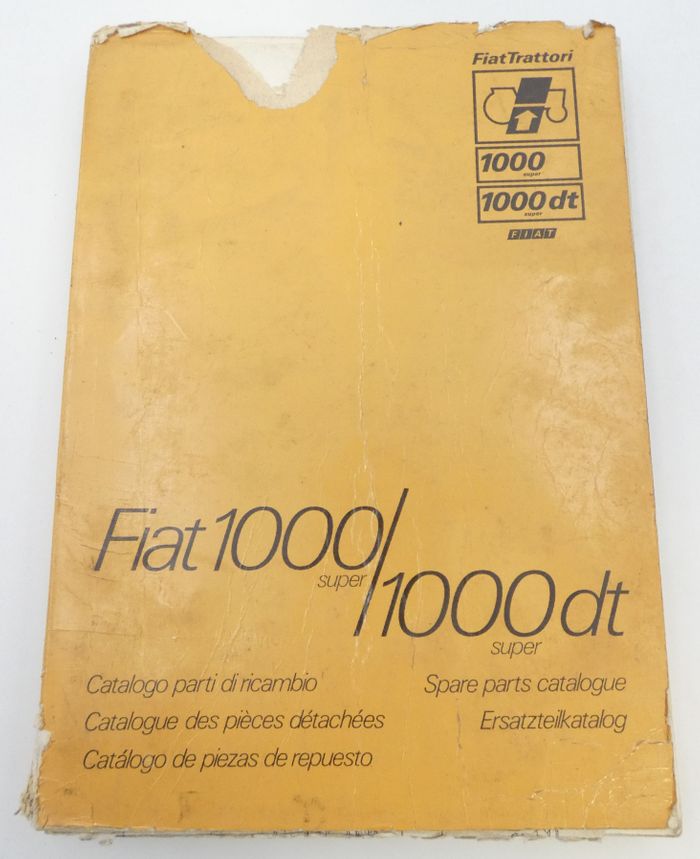 Fiat 1000 Super/1000dt Super spare parts catalogue